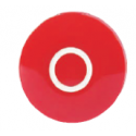 Przycisk grzybkowy czerwony