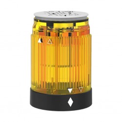 LED BA 15d Światło ciągłe Żółte 230V AC